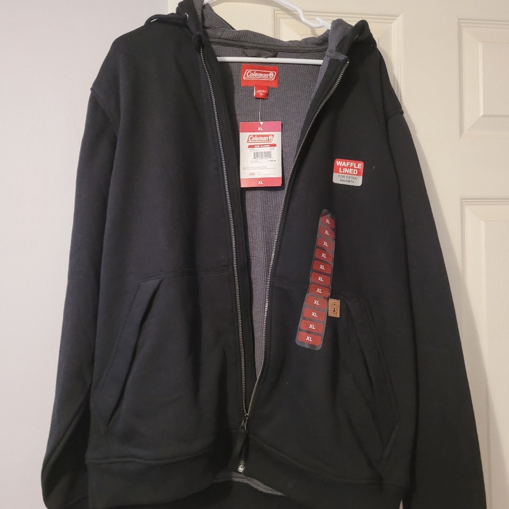 Coleman Cotton Heavyweight Fleece Zip-Up Jacket